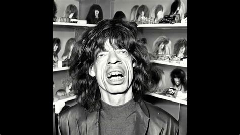Mick Jagger Showing Off His Wig Collection Youtube