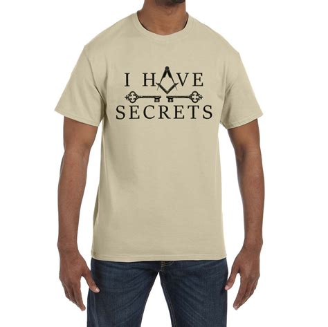 I Have Secrets Masonic Mens Crewneck T Shirt Tme App C 0003