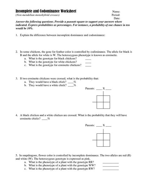 Worksheets are non mendelian genetics work, mendelian genetics work, non mendelian inheritance work answers, incomplete and codominance work name, principles of biology contents 39 non mendelian inheritance, non. 14 Best Images of Genetics Problems Worksheet With Answer ...