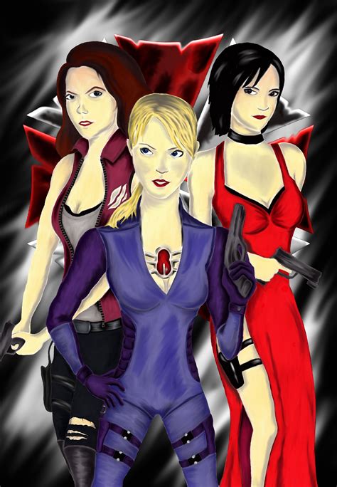 the women of resident evil jill valentine claire redfield and ada wong ada wong jill