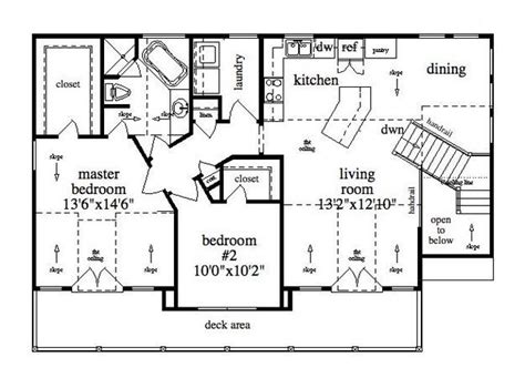One car garage, two outside parking spaces. House Plan 957-00035 - 1,035 Square Feet, 2 Bedrooms, 1 ...