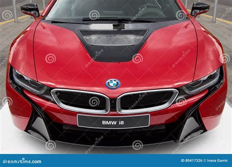 New Red Bmw Sports Car Editorial Photo Image Of Modern 80417326