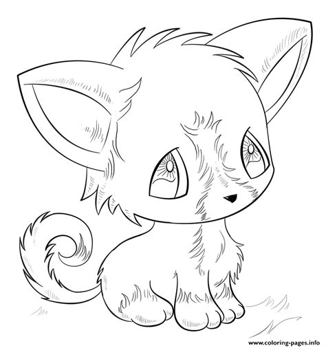 Collection of printable coloring pages dogs (61). Anime Dog Cute Coloring Pages Printable