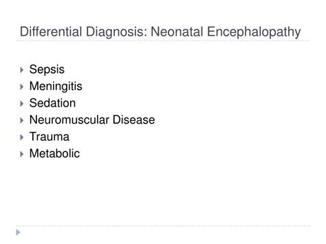 Ppt Neonatal Encephalopathy Powerpoint Presentation Free Download