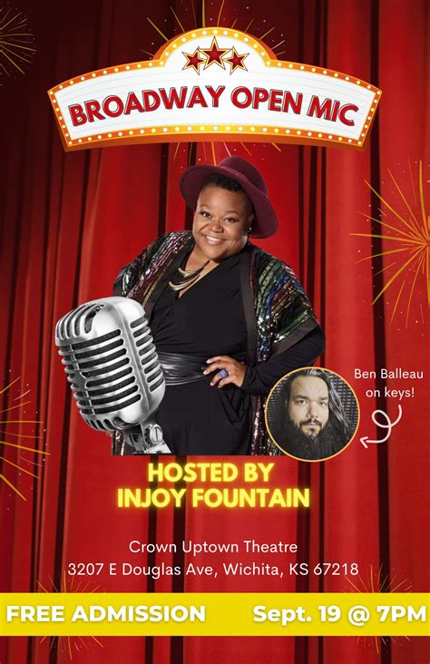 Broadway Open Mic With Injoy Fountain — Crown Uptown Theatre