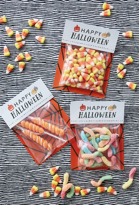 Printable Halloween Treat Bags Just Add Candy Thinkmakeshare