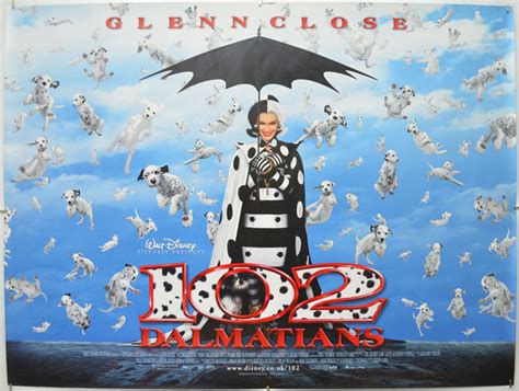 102 Dalmatians Original Movie Poster