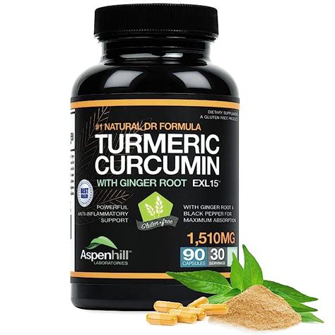 Buy Turmeric Curcumin And Ginger With Bioperine Large Mg Natural