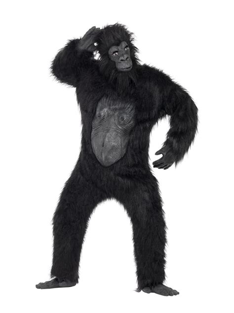 Deluxe Gorilla Mens Fancy Dress Costume