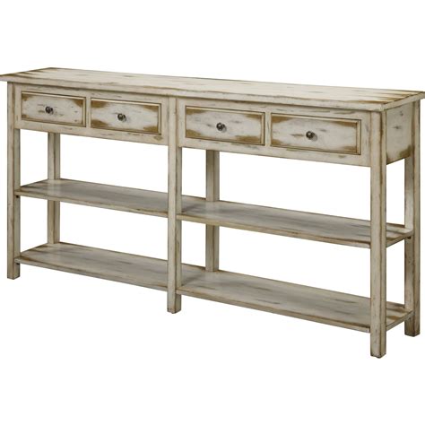Coast To Coast Accents 4 Drawer Console Table Living Room Tables