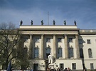 The Humboldt University of Berlin (German: Humboldt-Universität zu ...