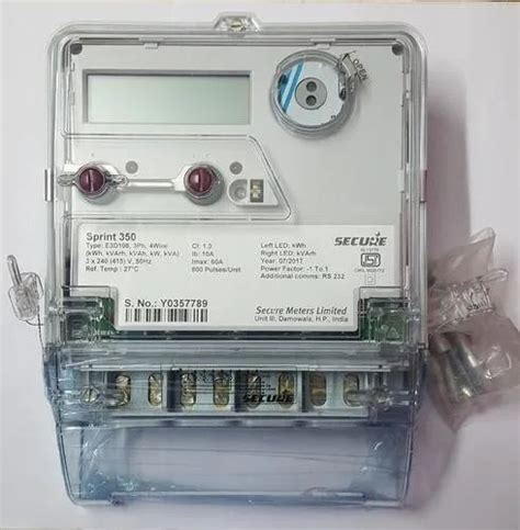 Secure Three Phase Solar Net Meter For Industrial Model Namenumber