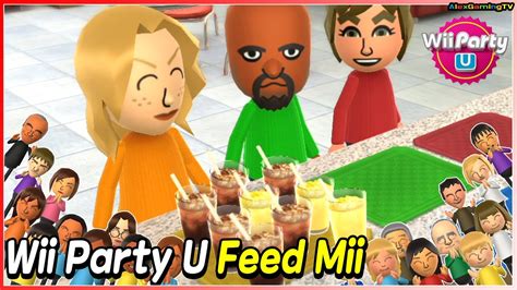 Wii Party U Feed Mii Play Movies 74 Dont Fight Each Other In The
