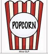 Popcorn Bucket Template Pictures