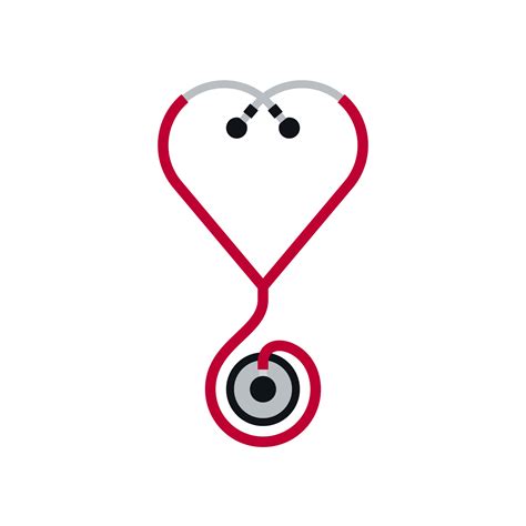 Heart Shaped Stethoscope Icon 3608806 Vector Art At Vecteezy