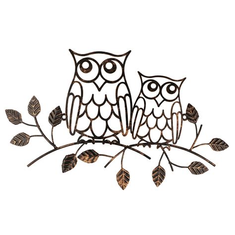 Buy Yiya Metal Owl Decor Metal Owl Wall Art Decor For Home Living Room