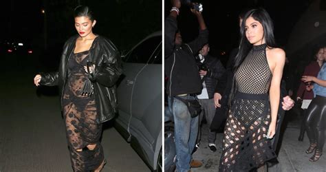 Kylie Jenner Bares All In Jaw Dropping See Through Ensemble W1