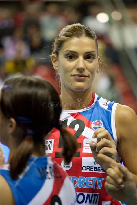 Francesca Piccinini Italian Volleyball Player Fotografia Stock Editoriale Immagine Di Arena