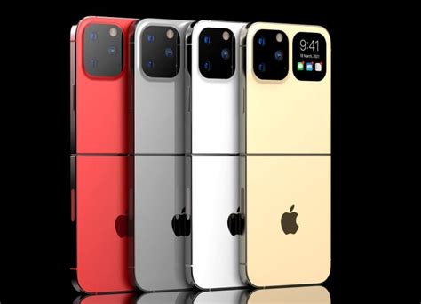 Apple Foldable Iphone Concept Design Based On Leaks Adopts A Flip Design Gizmochina