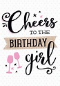 Happy Birthday Ideas: Verjaardagskaart Cheers girl Verjaardagskaarten ...
