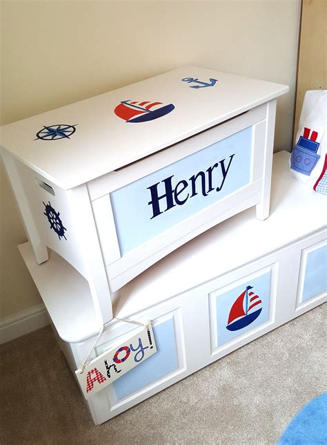 Nautical Themed Toy Boxes Any Design And Colour Scheme You Desire