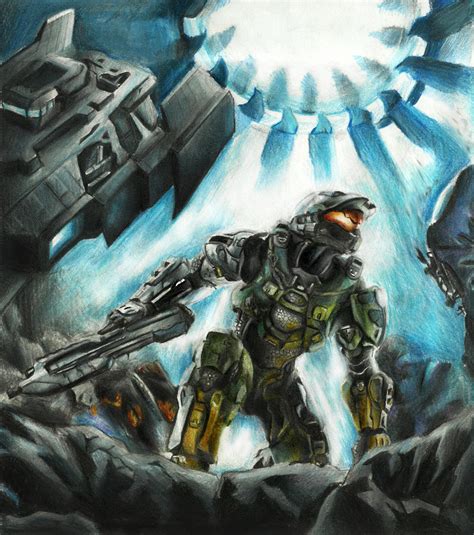 Halo 4 Cover By Energizerii On Deviantart