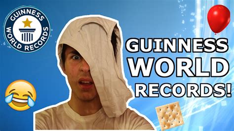 Attempting To Break Guinness World Records Youtube