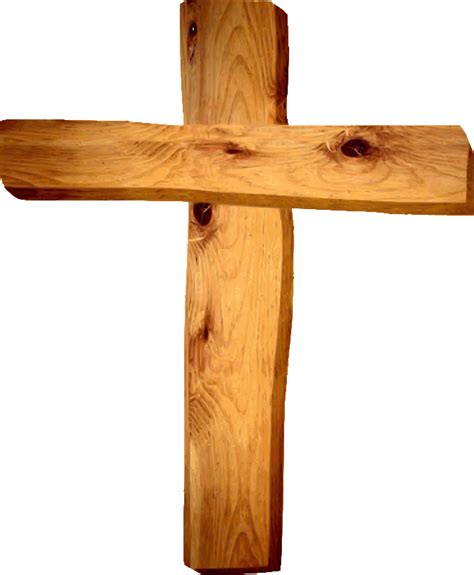 Christian Cross Clip Art Wooden Grain Png Download 659800 Free