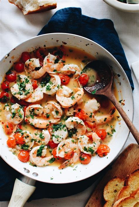 For this recipe i recommend using frozen and thawed shrimp. Shrimp Scampi with Tomatoes and Crusty Bread | Recipe ...