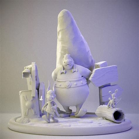 asterix and obelix 3d print stl file for 3d printing3d etsy