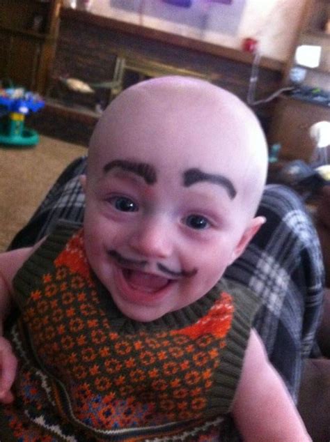 When You Draw Angry Eyebrows On Kids Its Impossible To Not Laugh