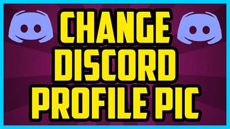 How To Change Profile Picture On Discord Profile Picture