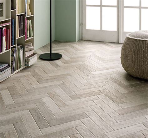 Herringbone Wood Look Tile Floor Flooring Ideas