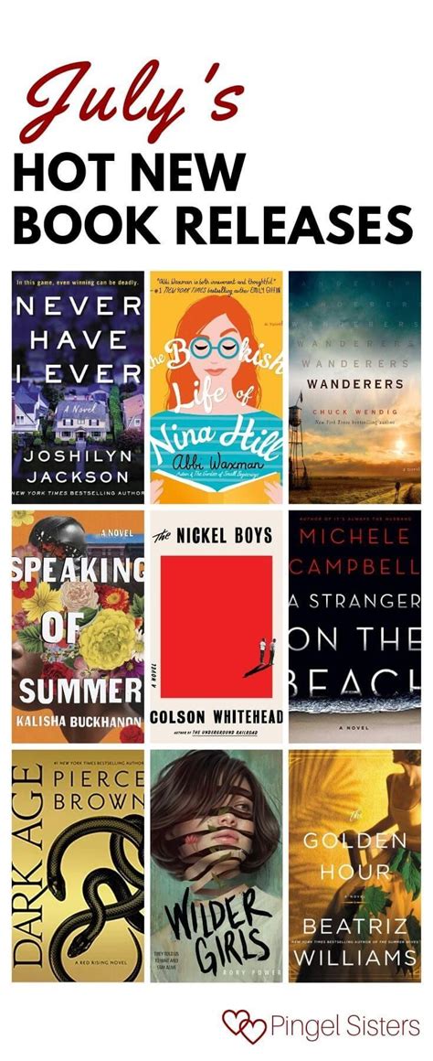 July 2019 Book Releases Books Book Release Best Books To Read