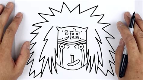 How To Draw Jiraiya Naruto Easy Step By Step Otosection