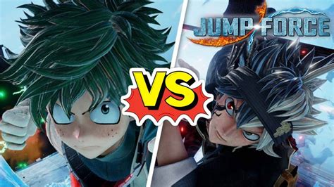 Jump Force Epic Asta Vs Midoriya Full Hd Youtube