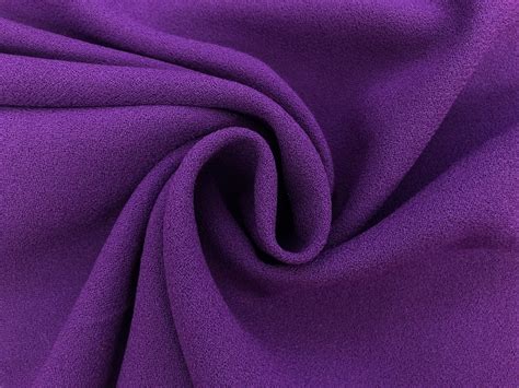 Italian Wool Crepe In Viola Bandj Fabrics