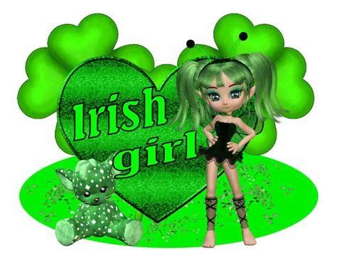 Irish Girl Wishes You Happy St Patricks Day
