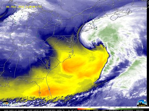 Rapidly Intensifying Mid Latitude Cyclone Off The Us East Coast — Cimss