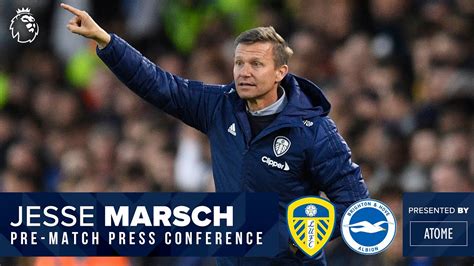 Live Jesse Marsch Press Conference Brentford V Leeds United Premier League Youtube