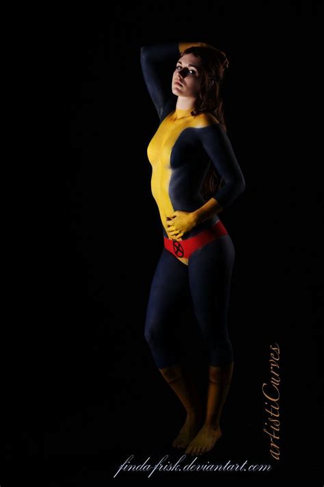 Kitty Pryde 5 By Elle Cosplay Kitty Pryde Body Painting Kitty