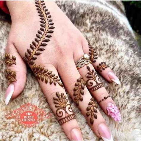 35 Mehndi Designs Easy And Simple For Brides And Party Craftionary
