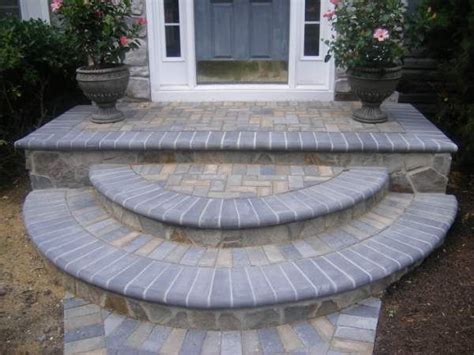 Stone Front Steps Design Ideas Hardscaping And Landscaping Company