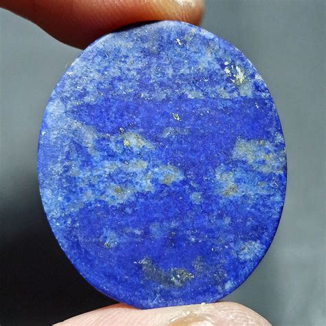 31ct Natural Top Blue Color Lapis Lazuli Cab 100 Natural Etsy Uk