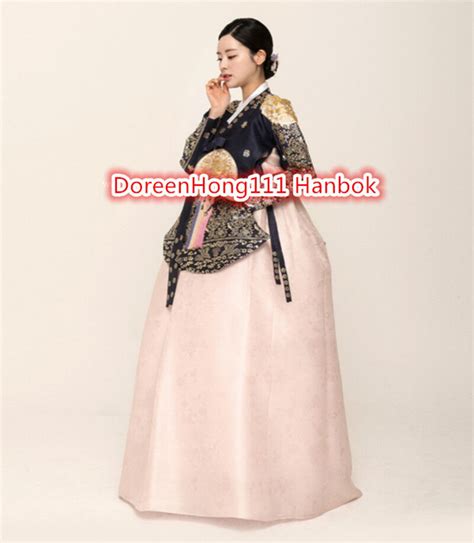 Hanbok Dress Traditional Korean Ceremony Costume Dangui Korean Royal