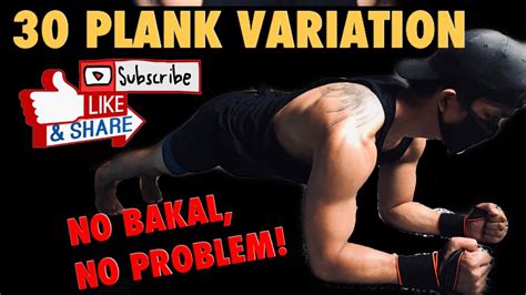 30 Plank Variation Home Workout Youtube