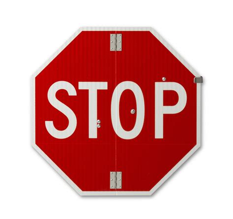 Folding Stop Sign Folding Signs Tapco