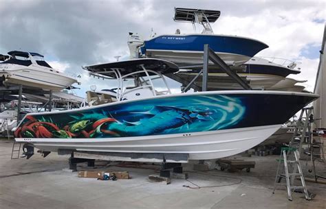 Vinyl Boat Wrap Service And Installation Boating Wraps