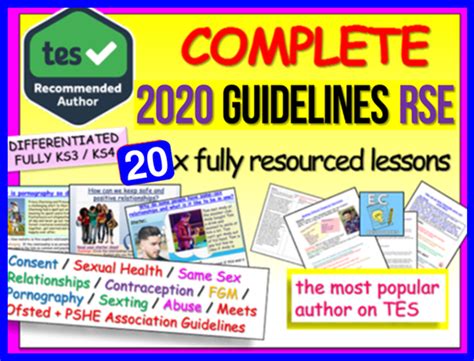 Relationships And Sex Education Ks3 Ks4 Pshe 2020 Ec Publishing