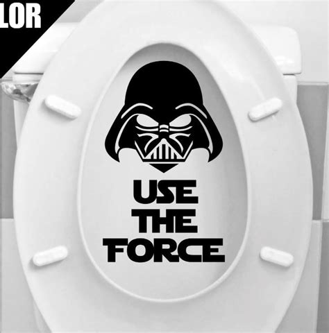 The Mysterious Power Toilet Seat Decal And Graphics Star Wars Darth